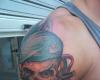 Tatuagem caveira boina azul