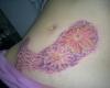 Cover-up estrias tattoo
