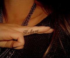 Believe tattoo