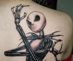 Jack Skellington from the movie The Nightmare Before Christmas