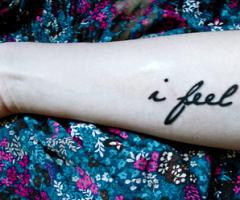 I feel tattoo