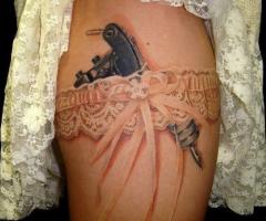 Garter and tattoo machine