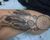 Big dreamcatcher tattoo