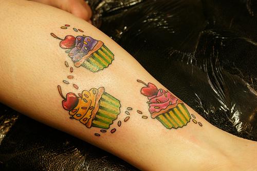 Cupcake tattoos