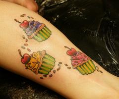 Cupcake tattoos