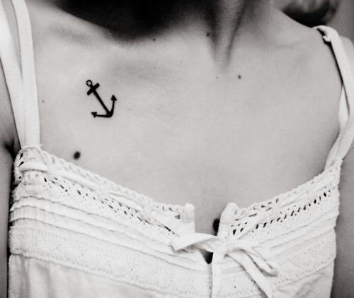 Beautiful anchor tattoo