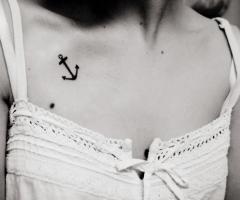 Beautiful anchor tattoo