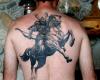 Samurai On a Horse back tattoo