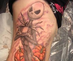 Jack Skellington in halloween