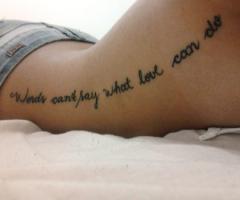 Words can't say what love can do