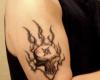 Pic of the skull flames and the Metallica star logo