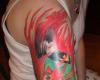 Tatuaje de personaje de x-men