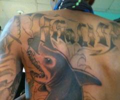 Wiz khalifa back tattoos