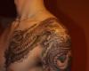 Dragon japones en el brazo y pecho