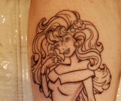 Barbie Fashion tattoo