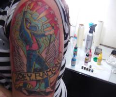 Tatuaje de Joey Ramone