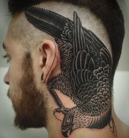 Bird in head