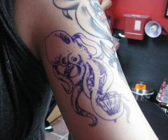 Octopus and diamond