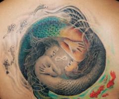 Mermaid tattoo designs
