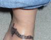 Notas musicales en el pie