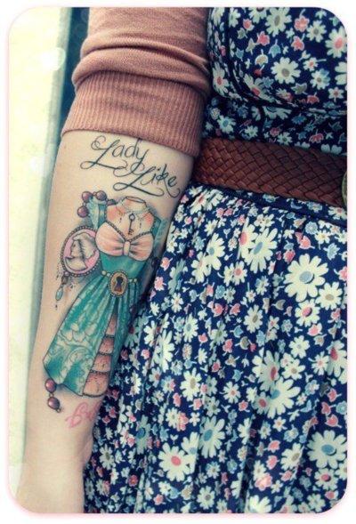 Lady like tattoo