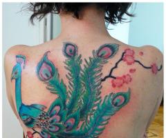 20 Beautiful Ideas of Peacock Feather Tattoo Designs