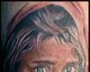 Retrato de la chica afgana