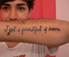 35 Lettering tattoo pictures