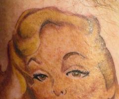Marilyn Monroe tattoo design