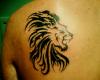 Tribal Lion Tattoo
