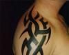 Arm tribal tattoo