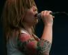 Anouk Teeuwe flower Tattoo
