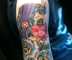 Woman head done