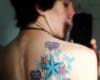 Heart and stars tattoo