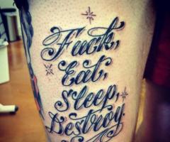 35 Lettering tattoo pictures