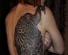 Pavo Real espalda de mujer
