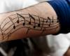 Musical notes arm