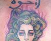 Medusa colour tattoo