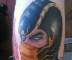 MK Scorpion tattoo