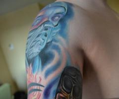 Sub Zero and Scorpion tattoo