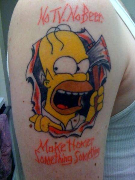 No TV and no beer make Homer something something