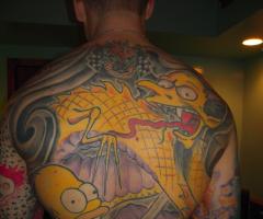 Espalda completa de The Simpsons