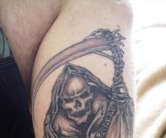 Death tattoo is a crazy idea