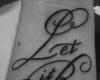 Lindas letras con frase Let it Be
