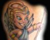Little Angel Cartoon Tattoo