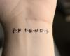 Friends tattoo Serie de TV