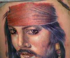 Tatuagem Capitão Jack Sparrow