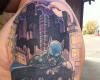 Batman and joker half sleeve