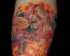 Kratos fight tattoo