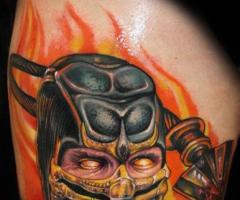 Mortal Kombat Scorpion Tattoo